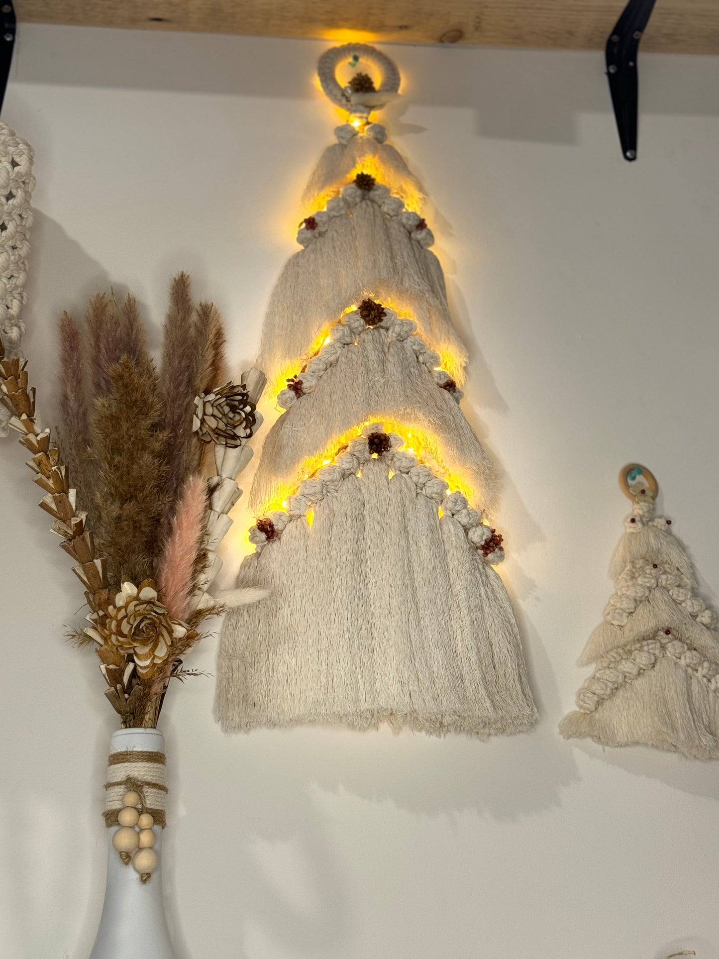 Sapin de Noël Macramé Bohème